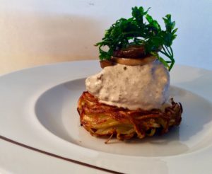 Corte de ternera con salsa boletus