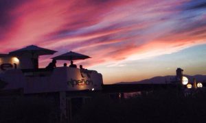 Atardecer en el Peñon
